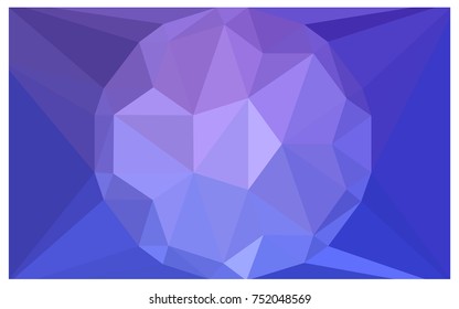 Light Pink, Blue vector polygonal illustration, which consist of triangles with a gemstone in center. Triangular design of a huge diamond for your business. Creative geometric background of gems.