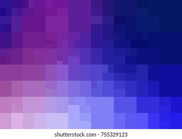 Light Pink, Blue vector polygonal illustration, which consist of rectangles. Rectangular pattern for your business design. Geometric background in Origami style with gradient. 