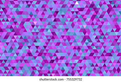 Light Pink, Blue vector polygonal template. A vague abstract illustration with gradient. The polygonal design can be used for your web site.