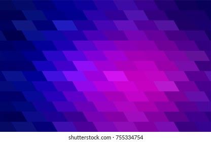 Light Pink, Blue vector polygonal illustration, which consist of rectangles. Rectangular pattern for your business design. Geometric background in Origami style with gradient. 