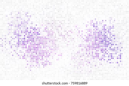 Light Pink, Blue vector polygonal illustration consisting of rectangles. Rectangular design for your business. Creative geometric background in origami style with gradient.