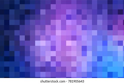 Light Pink, Blue vector polygonal illustration, which consist of rectangles. Rectangular pattern for your business design. Geometric background in Origami style with gradient. 