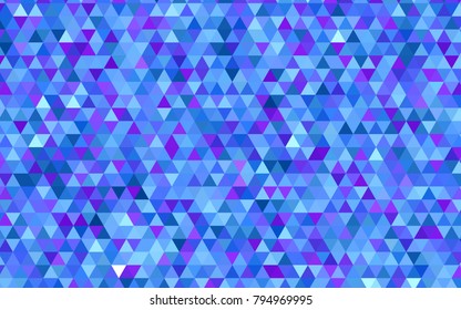 Light Pink, Blue vector polygonal pattern. Brand-new colored illustration in blurry style with gradient. A new texture for your design.