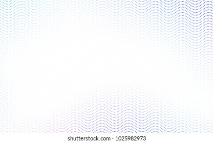 Light Pink, Blue vector red pattern of geometric circles, shapes. Colorful mosaic banner. Geometric background with colored disks.