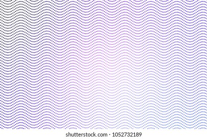 Light Pink, Blue vector red pattern of geometric circles, shapes. Colorful mosaic banner. Geometric background with colored disks.