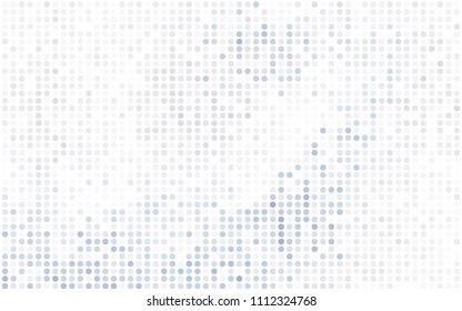 Light Pink, Blue vector red pattern of geometric circles, shapes. Colorful mosaic banner. Geometric background with colored disks.