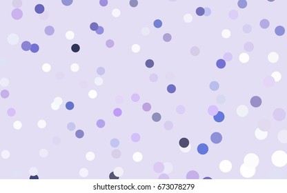 Light Pink, Blue vector red pattern of geometric circles, shapes. Colorful mosaic banner. Geometric background with colored disks.