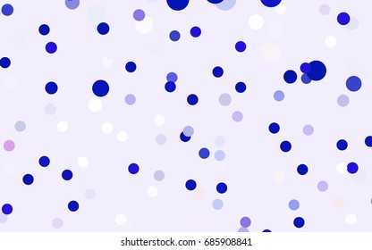 Light Pink, Blue vector red banner with set of circles, dots. Donuts Background. Creative Design Template. Technological halftone illustration.