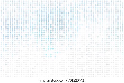 Light Pink, Blue vector red pattern of geometric circles, shapes. Colorful mosaic banner. Geometric background with colored disks.