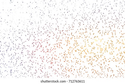 Light Pink, Blue vector red pattern of geometric circles, shapes. Colorful mosaic banner. Geometric background with colored disks.