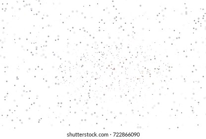 Light Pink, Blue vector red pattern of geometric circles, shapes. Colorful mosaic banner. Geometric background with colored disks.