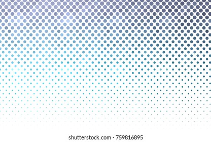 Light Pink, Blue vector red pattern of geometric circles, shapes. Colorful mosaic banner. Geometric background with colored disks.