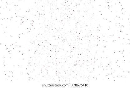 Light Pink, Blue vector red banner with set of circles, dots. Donuts Background. Creative Design Template. Technological halftone illustration.