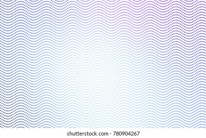 Light Pink, Blue vector red pattern of geometric circles, shapes. Colorful mosaic banner. Geometric background with colored disks.