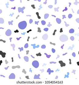 Light Pink, Blue vector seamless background with abstract circles. A vague circumflex abstract illustration with gradient. New composition for your brand book.