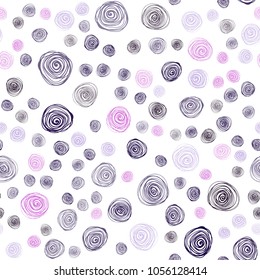 Light Pink, Blue vector seamless doodle blurred pattern. Decorative illustration with doodles on abstract template. Pattern for wallpapers and coloring books.