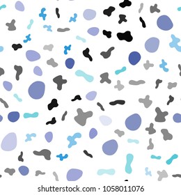 Light Pink, Blue vector seamless background with lamp shapes. Glitter abstract illustration with wry lines. New composition for your brand book.