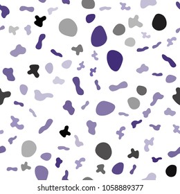 Light Pink, Blue vector seamless template with liquid shapes. Glitter abstract illustration with wry lines. The best blurred design for your business.