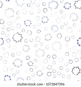 Light Pink, Blue vector seamless  backdrop with dots. Blurred decorative design in abstract style with bubbles. Pattern can be used for beautiful websites.