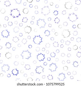 Light Pink, Blue vector seamless  backdrop with dots. Glitter abstract illustration with blurred drops of rain. Pattern can be used for ads, leaflets.