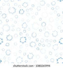 Light Pink, Blue vector seamless  backdrop with dots. Blurred bubbles on abstract background with colorful gradient. Pattern can be used for beautiful websites.