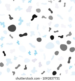 Light Pink, Blue vector seamless background with bent lines. Geometric illustration in marble style with gradient.  A completely new template for your business design.
