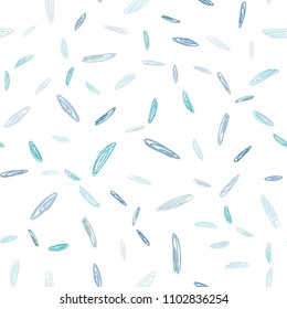Light Pink, Blue vector seamless cover with spots. Illustration with set of shining colorful abstract circles. New design for ad, poster, banner of your website.