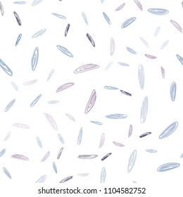 Light Pink, Blue vector seamless cover with spots. Illustration with set of shining colorful abstract circles. Beautiful design for your business advert.