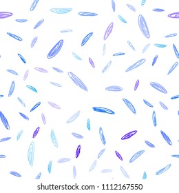 Light Pink, Blue vector seamless layout with circle shapes. Beautiful colored illustration with blurred circles in nature style. Pattern can be used for futuristic ad, booklets.