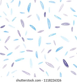 Light Pink, Blue vector seamless background with bubbles. Glitter abstract illustration with blurred drops of rain. Pattern can be used for futuristic ad, booklets.