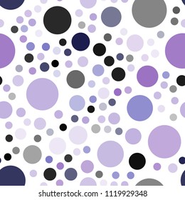 Light Pink, Blue vector seamless background with bubbles. Abstract illustration with colored bubbles in nature style. Pattern can be used for futuristic ad, booklets.