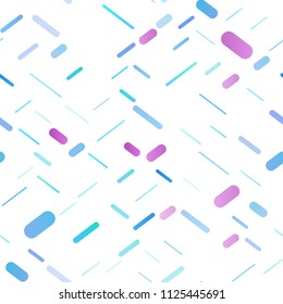 Light Pink, Blue vector seamless cover with crossing lines. Blurred decorative design in simple style with lines. The pattern can be used for business ad, booklets, leaflets