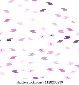Light Pink, Blue vector seamless cover with long lines. Lines on blurred abstract background with gradient. The template can be used as a background.