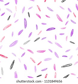 Light Pink, Blue vector seamless cover with spots. Abstract illustration with colored bubbles in nature style. Pattern can be used for ads, leaflets.