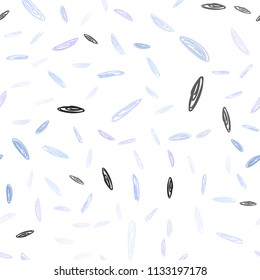 Light Pink, Blue vector seamless template with circles. Blurred bubbles on abstract background with colorful gradient. Pattern can be used for ads, leaflets.