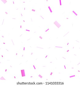 Light Pink, Blue vector seamless cover in polygonal style. Decorative design in abstract style with rectangles. Pattern for busines ad, booklets, leaflets