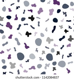 Light Pink, Blue vector seamless pattern with bubble shapes. A vague circumflex abstract illustration with gradient. Marble style for your business design.