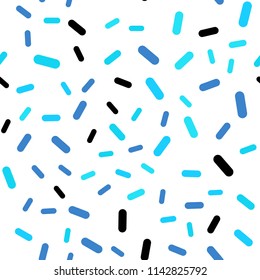 Light Pink, Blue vector seamless layout with flat lines. Modern geometrical abstract illustration with Lines. Pattern for ads, posters, banners.