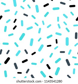 Light Pink, Blue vector seamless layout with flat lines. Glitter abstract illustration with colored sticks. The pattern for ad, booklets, leaflets.