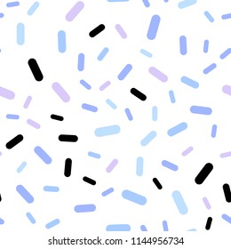 Light Pink, Blue vector seamless pattern with sharp lines. Blurred decorative design in simple style with lines. Template for your beautiful backgrounds.