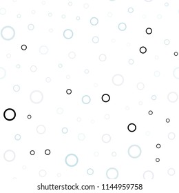 Light Pink, Blue vector seamless template with circles. Modern abstract illustration with colorful water drops. Beautiful design for your business advert.