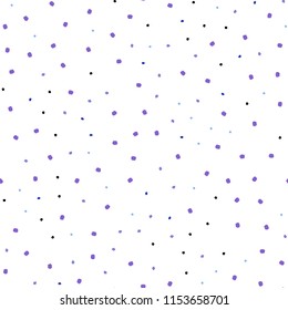 Light Pink, Blue vector seamless background with bubbles. Illustration with set of shining colorful abstract circles. Pattern for trendy fabric, wallpapers.