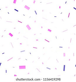 Light Pink, Blue vector seamless backdrop with rectangles, squares. Rectangles on abstract background with colorful gradient. The template can be used as a background.