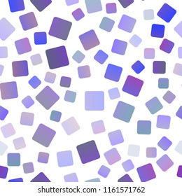 Light Pink, Blue vector seamless layout with lines, rectangles. Decorative design in abstract style with rectangles. Pattern for commercials.