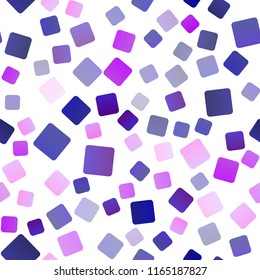 Light Pink, Blue vector seamless texture in rectangular style. Modern abstract illustration with colorful rectangles. Smart design for your business advert.