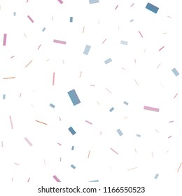Light Pink, Blue vector seamless texture in rectangular style. Decorative design in abstract style with rectangles. Pattern for busines ad, booklets, leaflets