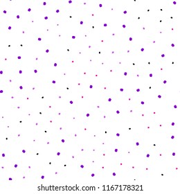 Light Pink, Blue vector seamless layout with circle shapes. Blurred bubbles on abstract background with colorful gradient. Design for textile, fabric, wallpapers.