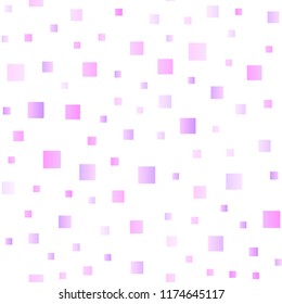 Light Pink, Blue vector seamless template with crystals, rectangles. Glitter abstract illustration with rectangular shapes. Pattern for busines ad, booklets, leaflets