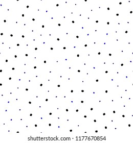 Light Pink, Blue vector seamless cover with spots. Modern abstract illustration with colorful water drops. Pattern for design of fabric, wallpapers.