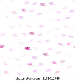 Light Pink, Blue vector seamless template with repeated sticks. Blurred decorative design in simple style with lines. The pattern can be used for websites.